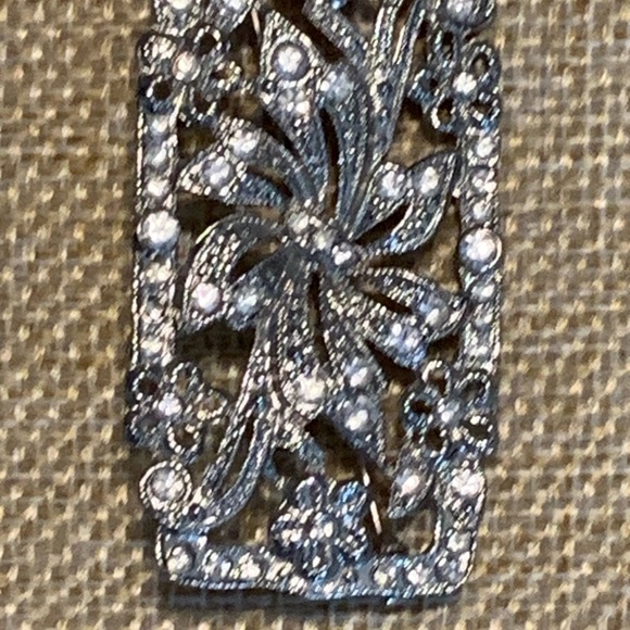 Vintage hobnail filigree brooch - Picture 3 of 6